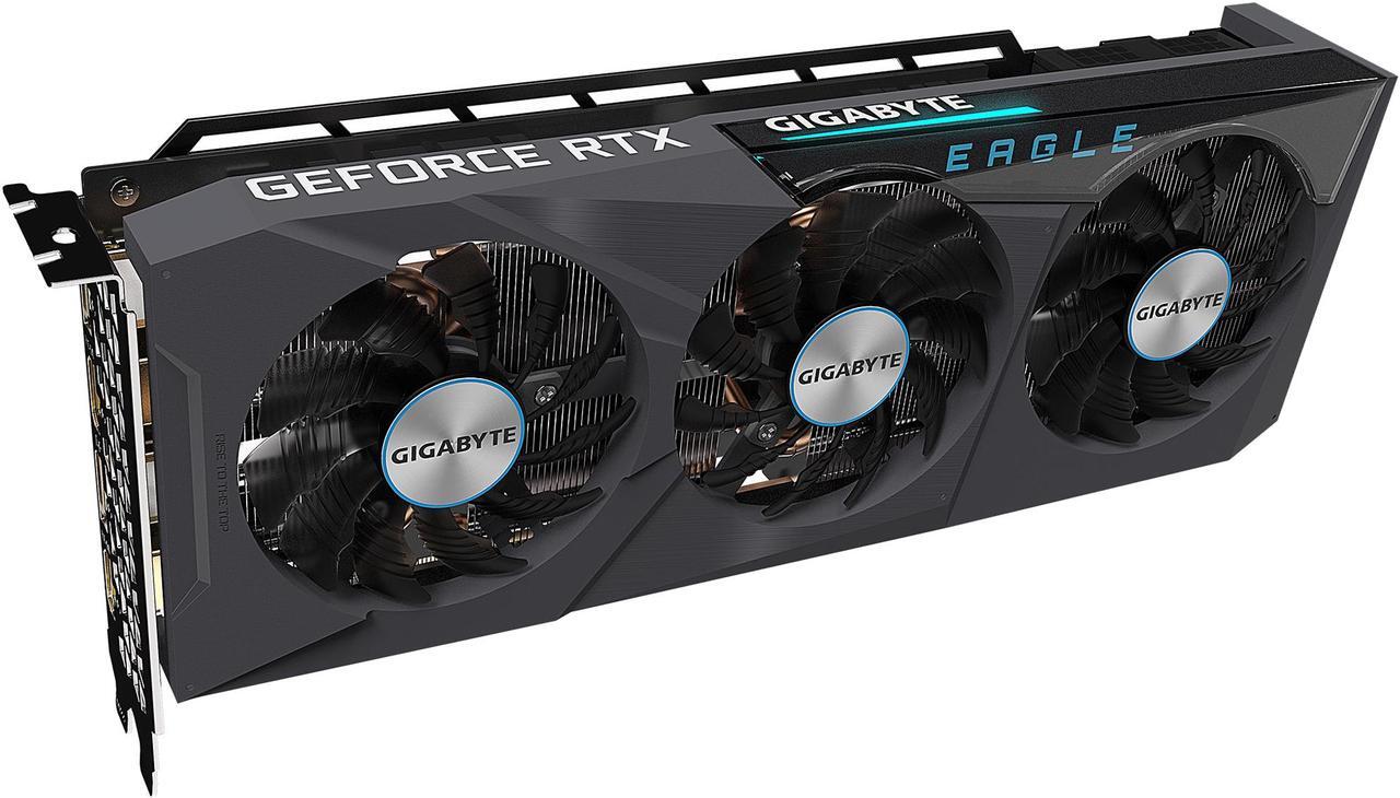 Alt view image 4 of 11 - GIGABYTE Eagle GeForce RTX 3070 Ti 8GB GDDR6X PCI Express 4.0 ATX Graphics Card GV-N307TEAGLE-8GD