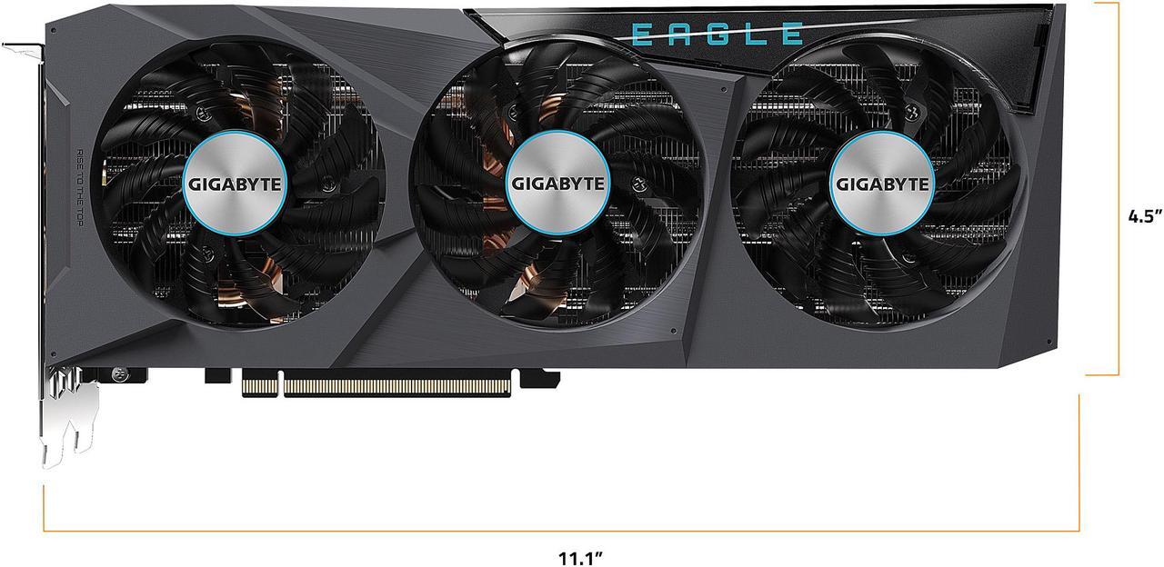 Alt view image 2 of 11 - GIGABYTE Eagle GeForce RTX 3070 Ti 8GB GDDR6X PCI Express 4.0 ATX Graphics Card GV-N307TEAGLE-8GD