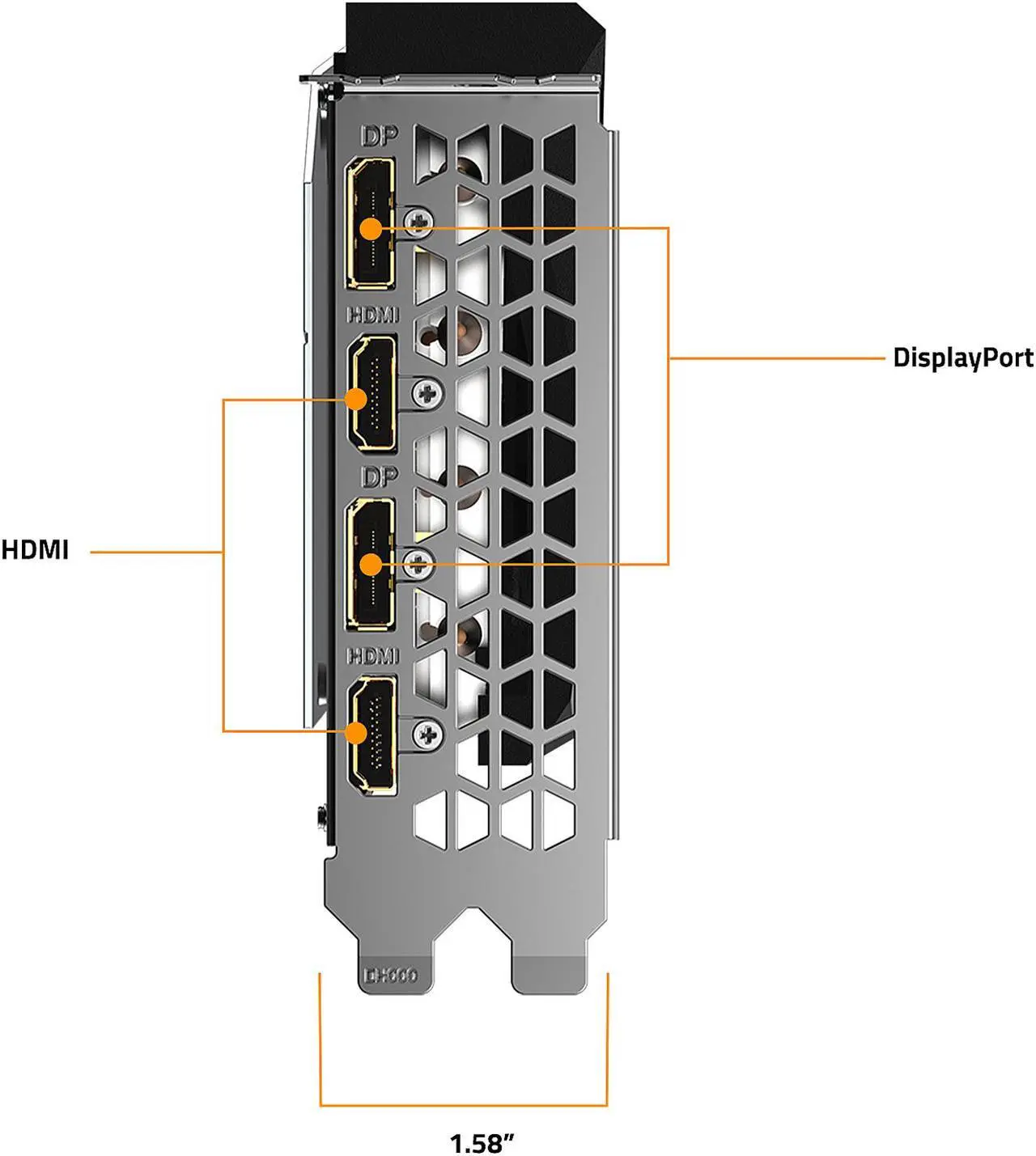 Alt view image 6 of 10 - GIGABYTE Gaming OC PRO GeForce RTX 3060 Ti 8GB GDDR6 PCI Express 4.0 ATX Video Card GV-N306TGAMINGOC PRO-8GD (rev. 3.0) (LHR)