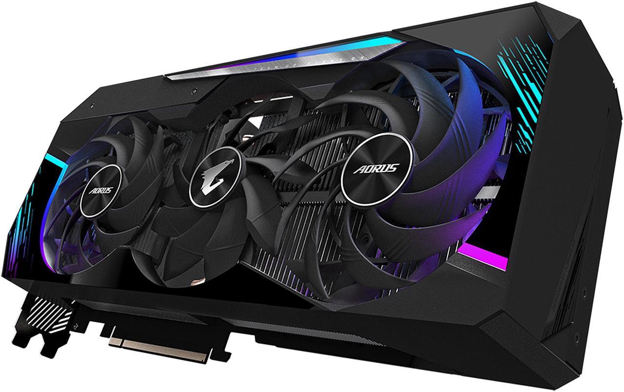 Alt view image 8 of 10 - GIGABYTE AORUS GeForce RTX 3080 MASTER 10GB GDDR6X PCI Express 4.0 ATX Video Card GV-N3080AORUS M-10GD (rev. 3.0) (LHR)