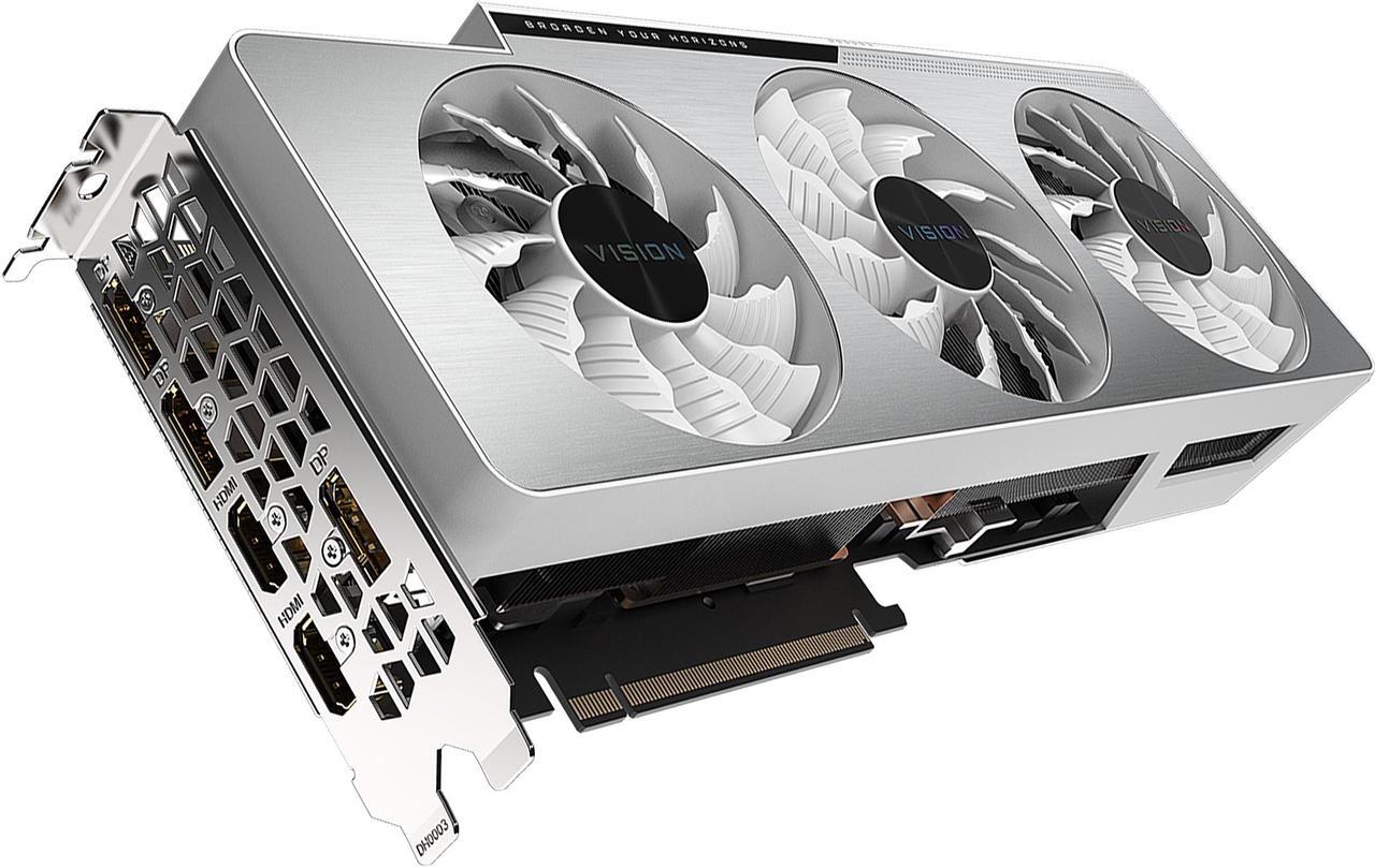 Alt view image 5 of 11 - GIGABYTE Vision OC GeForce RTX 3080 10GB GDDR6X PCI Express 4.0 ATX Video Card GV-N3080VISION OC-10GD (rev. 2.0) (LHR)