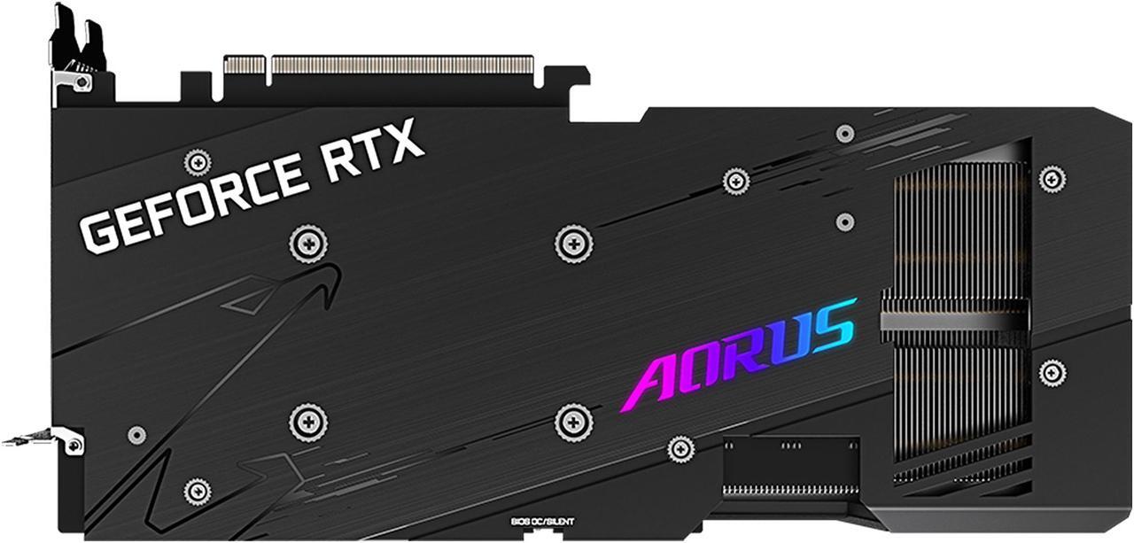 Alt view image 11 of 12 - GIGABYTE AORUS GeForce RTX 3070 MASTER 8GB GDDR6 PCI Express 4.0 ATX Video Card GV-N3070AORUS M-8GD (rev. 2.0) (LHR)