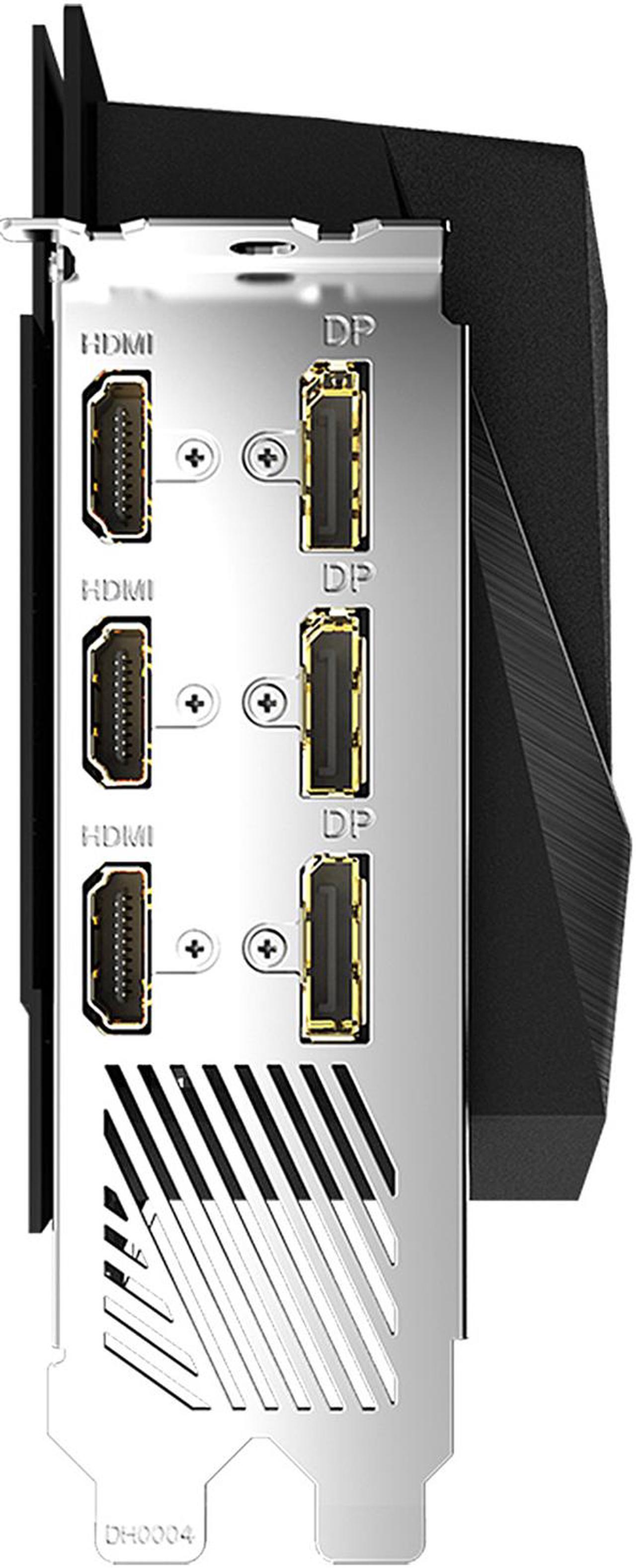 Alt view image 4 of 12 - GIGABYTE AORUS GeForce RTX 3070 MASTER 8GB GDDR6 PCI Express 4.0 ATX Video Card GV-N3070AORUS M-8GD (rev. 2.0) (LHR)