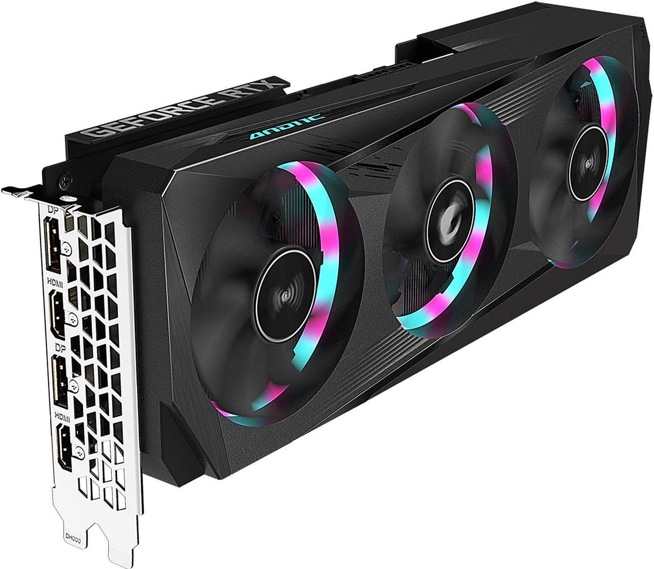 Alt view image 5 of 11 - GIGABYTE AORUS GeForce RTX 3060 Ti ELITE 8GB GDDR6 PCI Express 4.0 ATX Video Card GV-N306TAORUS E-8GD (rev. 2.0) (LHR)