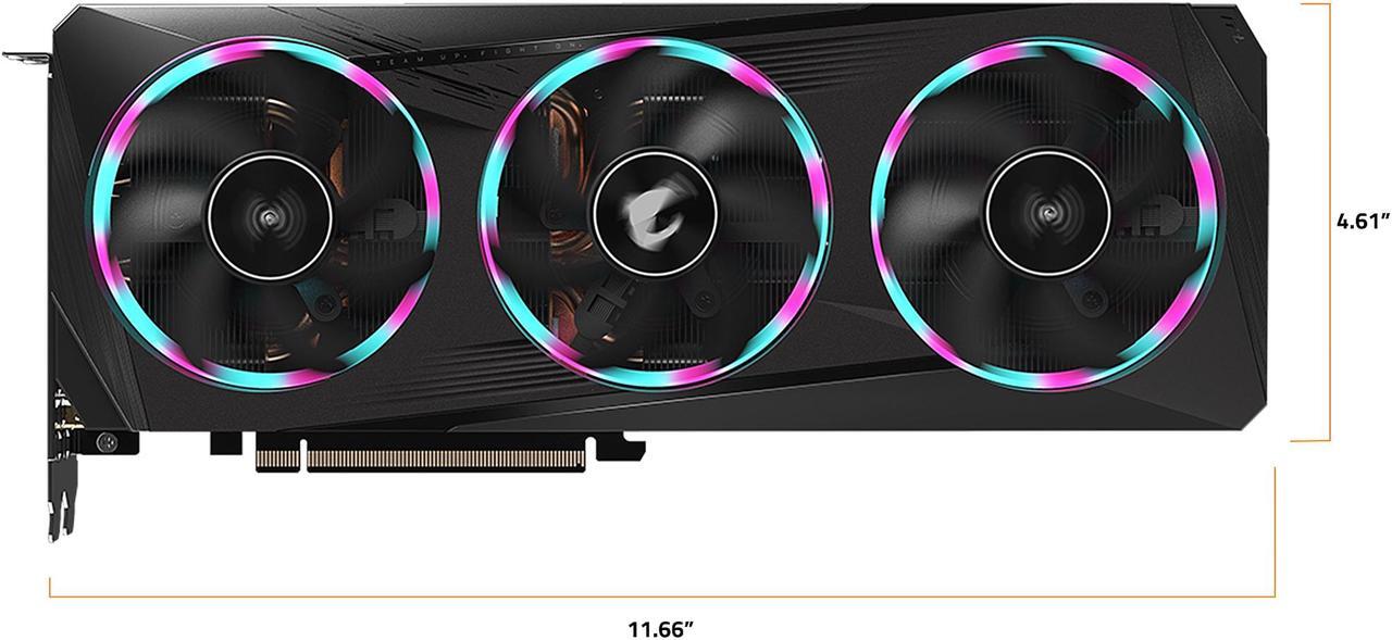 Alt view image 2 of 11 - GIGABYTE AORUS GeForce RTX 3060 Ti ELITE 8GB GDDR6 PCI Express 4.0 ATX Video Card GV-N306TAORUS E-8GD (rev. 2.0) (LHR)