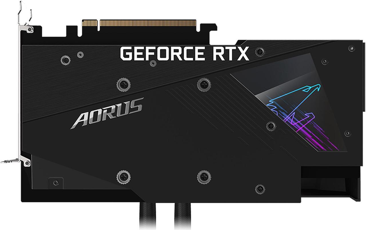 Alt view image 11 of 12 - GIGABYTE AORUS GeForce RTX 3080 XTREME WATERFORCE 10GB GDDR6X PCI Express 4.0 ATX Video Card GV-N3080AORUSX W-10GD (rev. 2.0) (LHR)