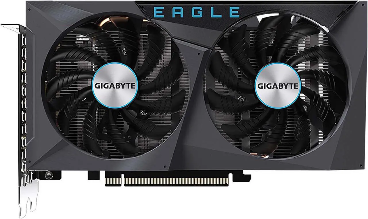 Main image of GIGABYTE GeForce RTX 3050 EAGLE OC 8G Graphics Card, 2x WINDFORCE Fans, 8GB GDDR6 128-bit GDDR6, GV-N3050EAGLE OC-8GD Video Card