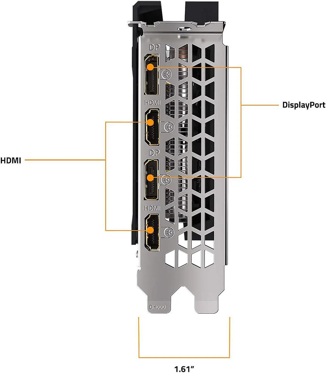 Alt view image 7 of 11 - GIGABYTE GeForce RTX 3050 EAGLE OC 8G Graphics Card, 2x WINDFORCE Fans, 8GB GDDR6 128-bit GDDR6, GV-N3050EAGLE OC-8GD Video Card