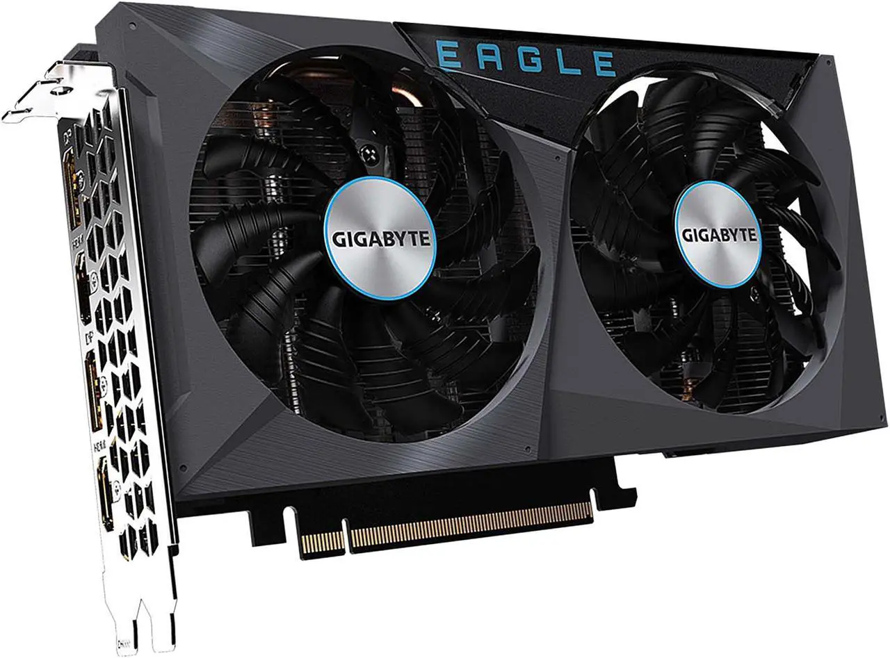 Alt view image 4 of 11 - GIGABYTE GeForce RTX 3050 EAGLE OC 8G Graphics Card, 2x WINDFORCE Fans, 8GB GDDR6 128-bit GDDR6, GV-N3050EAGLE OC-8GD Video Card