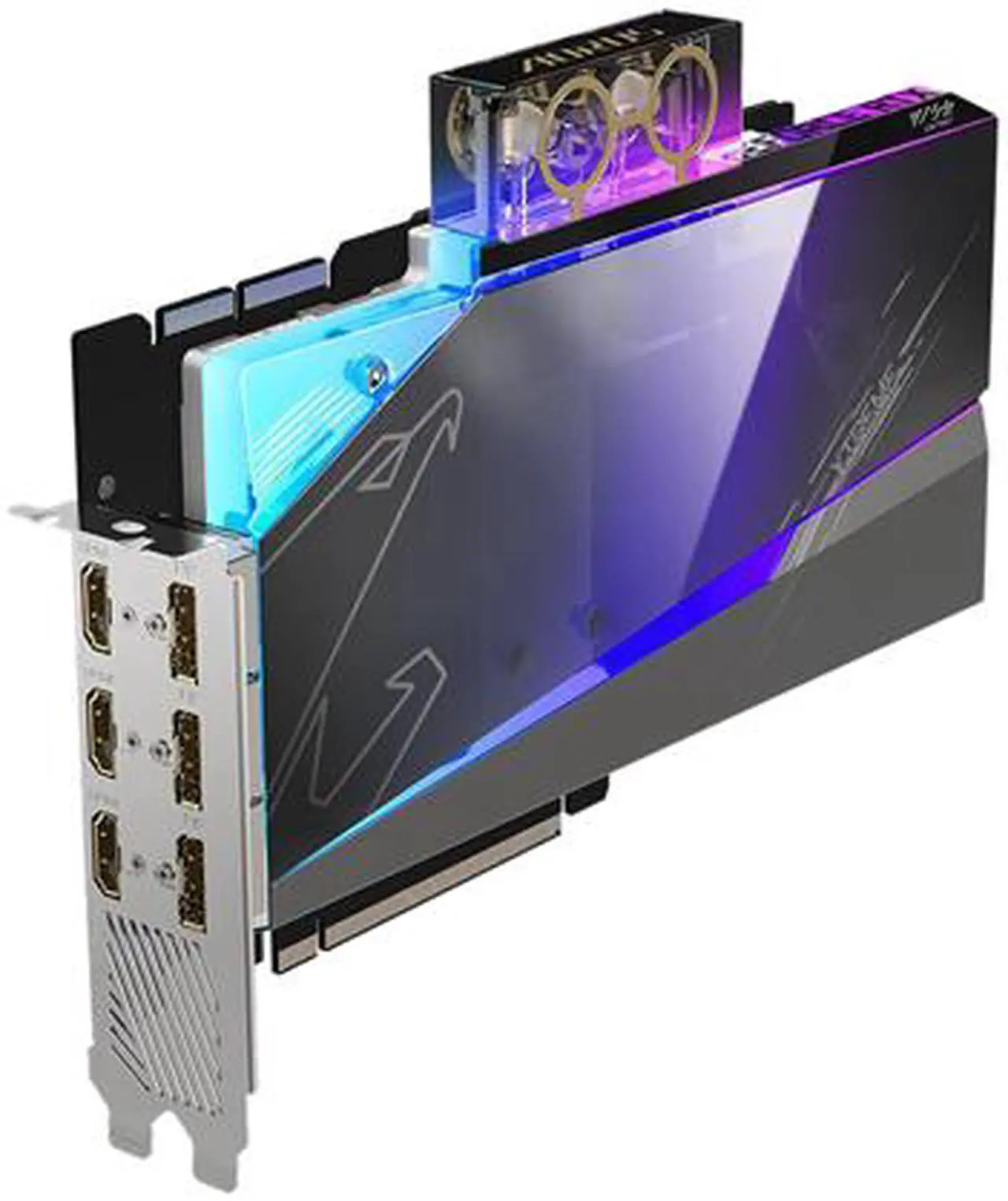 Alt view image 5 of 10 - GIGABYTE AORUS GeForce RTX 3090 24GB GDDR6X PCI Express 4.0 SLI Support ATX Graphics Card GV-N3090AORUSX WB-24GD