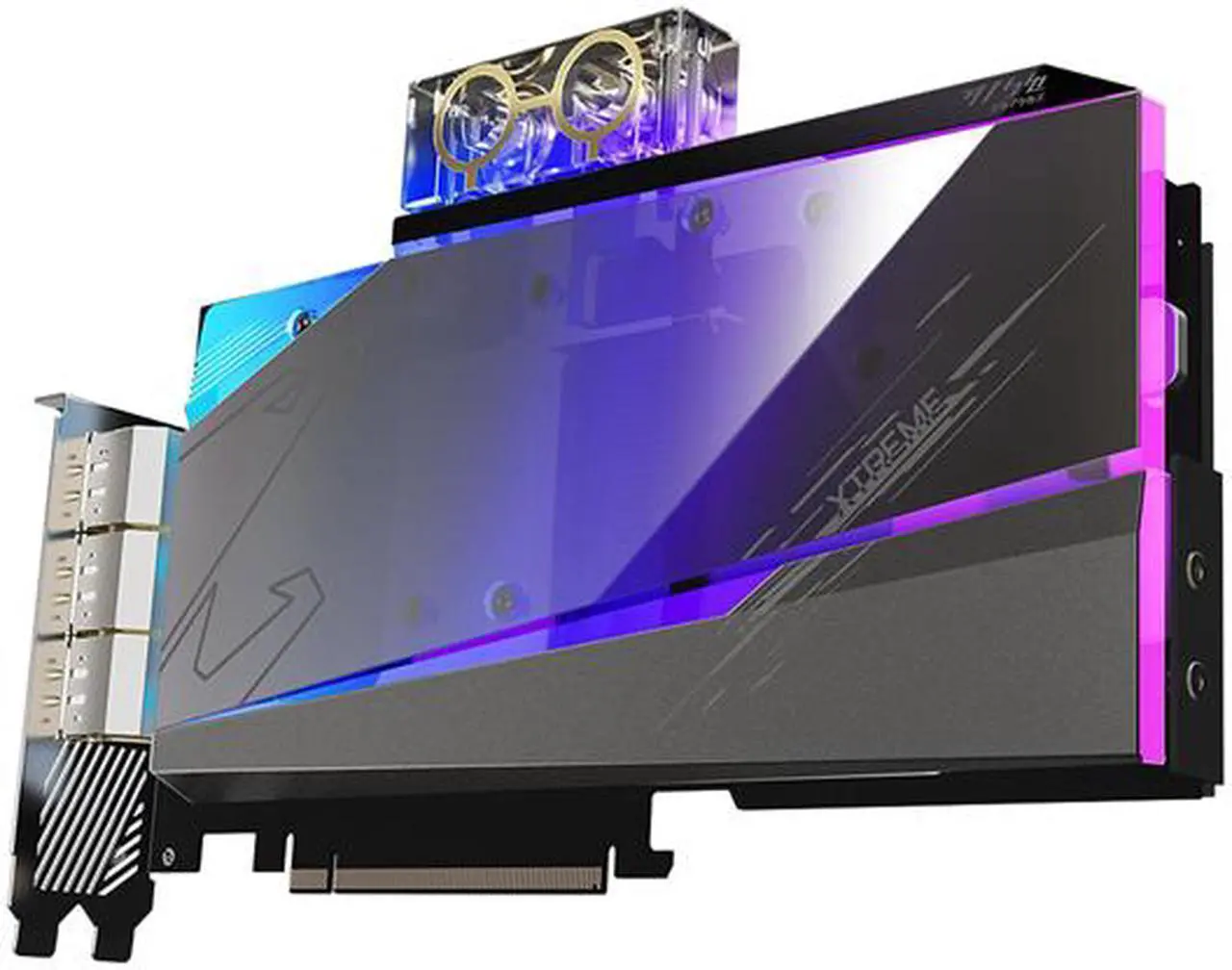 Alt view image 3 of 10 - GIGABYTE AORUS GeForce RTX 3090 24GB GDDR6X PCI Express 4.0 SLI Support ATX Graphics Card GV-N3090AORUSX WB-24GD