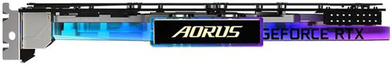 Alt view image 8 of 10 - GIGABYTE AORUS GeForce RTX 3090 24GB GDDR6X PCI Express 4.0 SLI Support ATX Graphics Card GV-N3090AORUSX WB-24GD