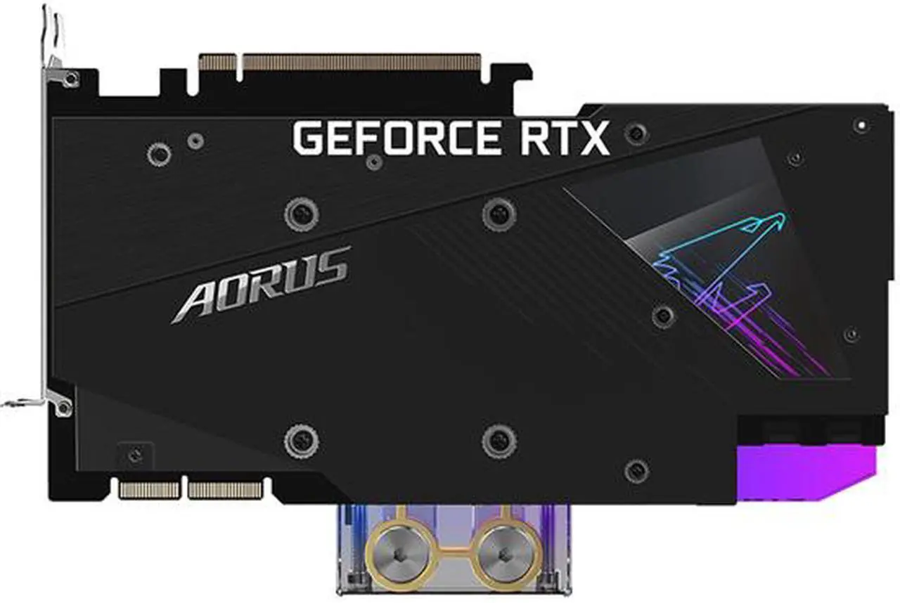 Alt view image 9 of 10 - GIGABYTE AORUS GeForce RTX 3090 24GB GDDR6X PCI Express 4.0 SLI Support ATX Graphics Card GV-N3090AORUSX WB-24GD