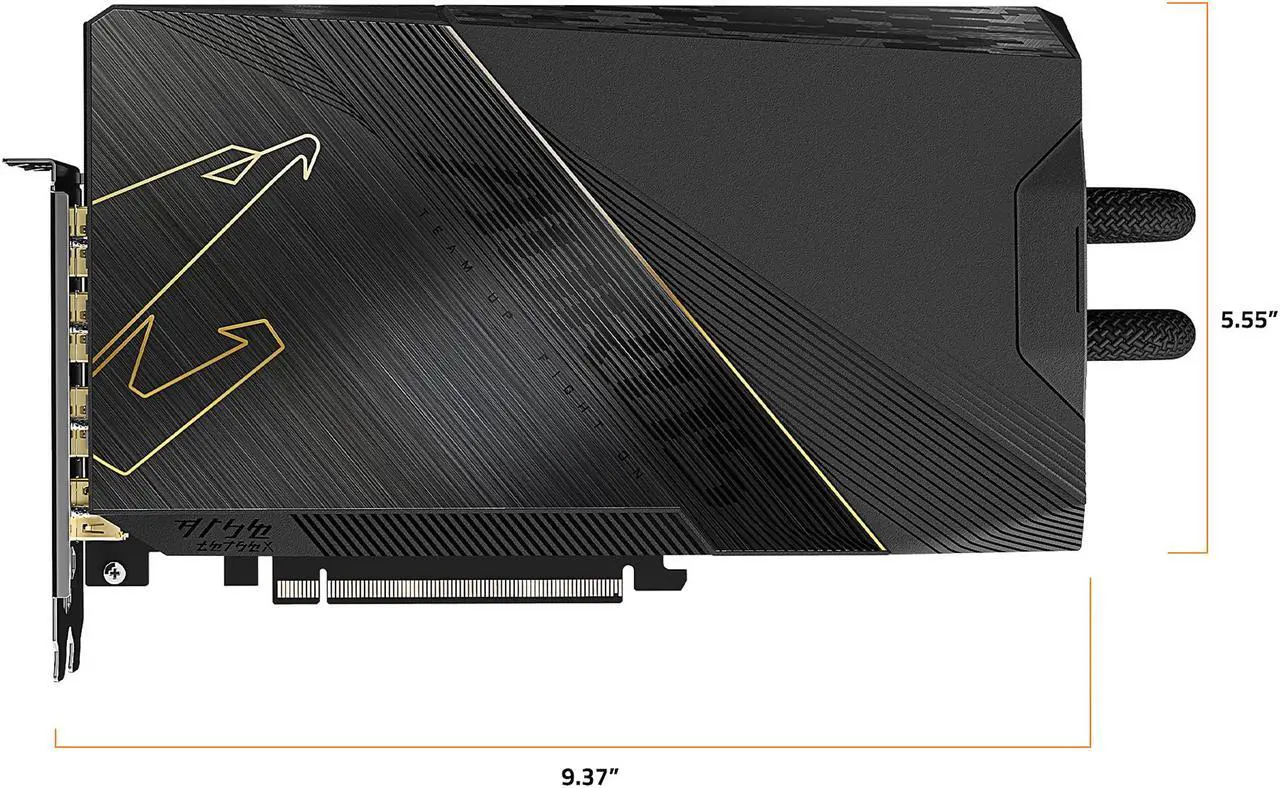 Alt view image 2 of 9 - GIGABYTE AORUS GeForce RTX 3090 Ti XTREME WATERFORCE 24GB GDDR6X PCI Express 4.0 ATX Video Card GV-N309TAORUSX W-24GD