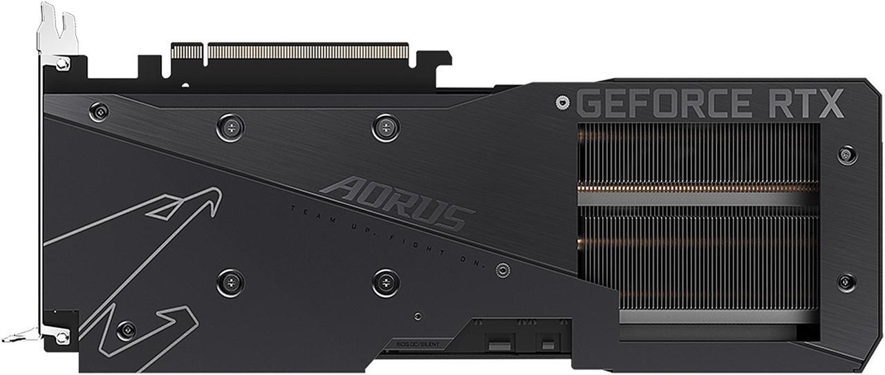 Alt view image 11 of 12 - GIGABYTE AORUS GeForce RTX 3050 ELITE 8G Graphics Card, 3x WINDFORCE Fans, 8GB 128-bit GDDR6, GV-N3050AORUS E-8GD Video Card