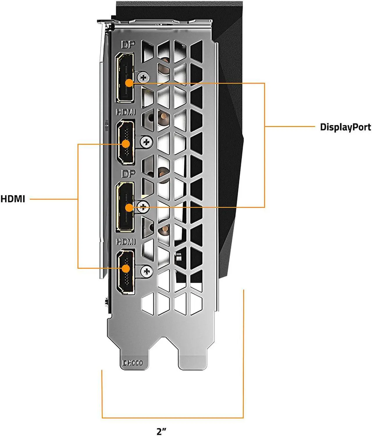 Alt view image 5 of 10 - GIGABYTE Gaming OC GeForce RTX 3070 8GB GDDR6 PCI Express 4.0 ATX Graphics Card GV-N3070GAMING OC-8GD G20-R