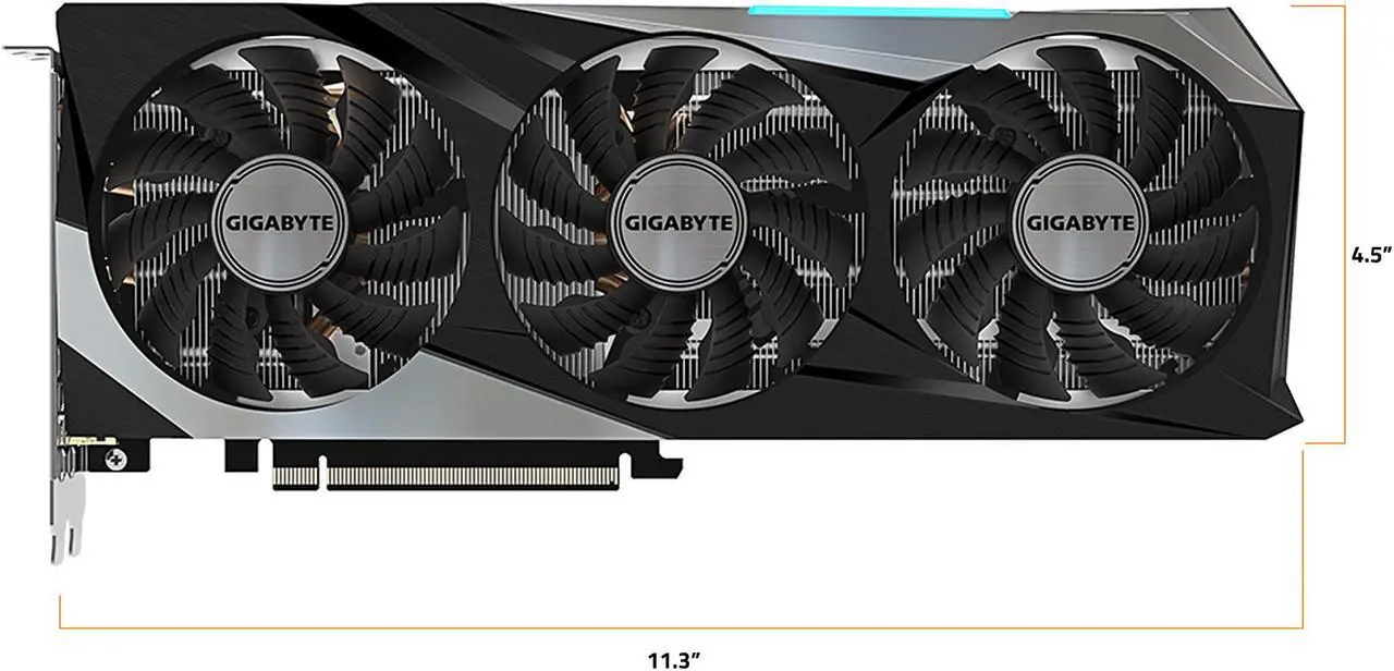 Alt view image 3 of 10 - GIGABYTE Gaming OC GeForce RTX 3070 8GB GDDR6 PCI Express 4.0 ATX Graphics Card GV-N3070GAMING OC-8GD G20-R