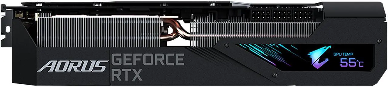 Alt view image 9 of 10 - GIGABYTE AORUS GeForce RTX 3080 Ti 12GB GDDR6X PCI Express 4.0 ATX Graphics Card GV-N308TAORUS M-12GD