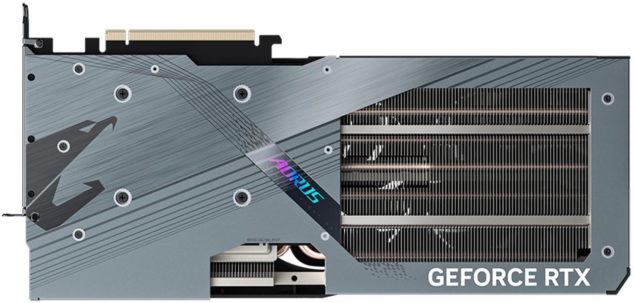 Alt view image 4 of 12 - GIGABYTE AORUS GeForce RTX 4070 Ti MASTER 12G Graphics Card, 3x WINDFORCE Fans, 12GB 192-bit GDDR6X, GV-N407TAORUS M-12GD Video Card