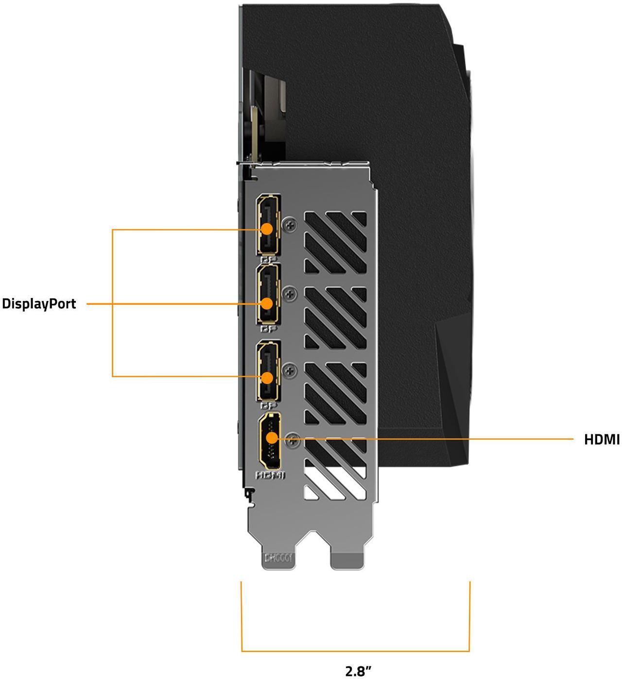 Alt view image 11 of 12 - GIGABYTE AORUS GeForce RTX 4070 Ti MASTER 12G Graphics Card, 3x WINDFORCE Fans, 12GB 192-bit GDDR6X, GV-N407TAORUS M-12GD Video Card