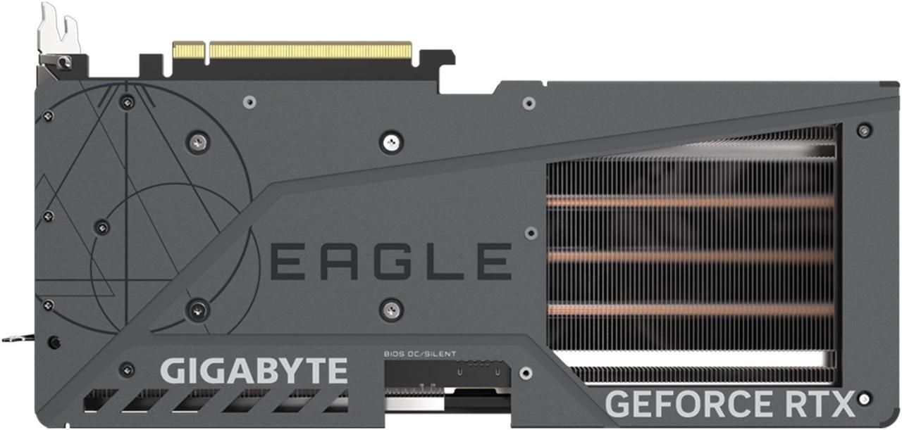 Alt view image 6 of 10 - GIGABYTE GeForce RTX 4070 Ti EAGLE 12G Graphics Card, 3x WINDFORCE Fans, 12GB 192-bit GDDR6X, GV-N407TEAGLE-12GD Video Card