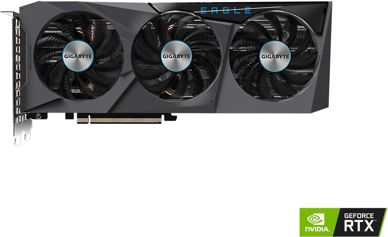 Alt view image 2 of 12 - GIGABYTE Eagle GeForce RTX 3060 Ti 8GB GDDR6X PCI Express 4.0 x16 ATX Graphics Card GV-N306TXEAGLE OC-8GD