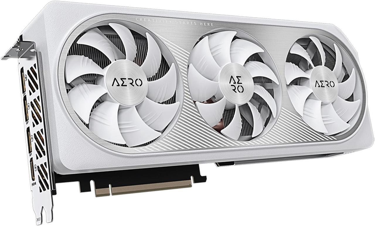 Alt view image 6 of 11 - GIGABYTE AERO GeForce RTX 4070 12GB GDDR6X PCI Express 4.0 x16 ATX Graphics Card GV-N4070AERO OC-12GD
