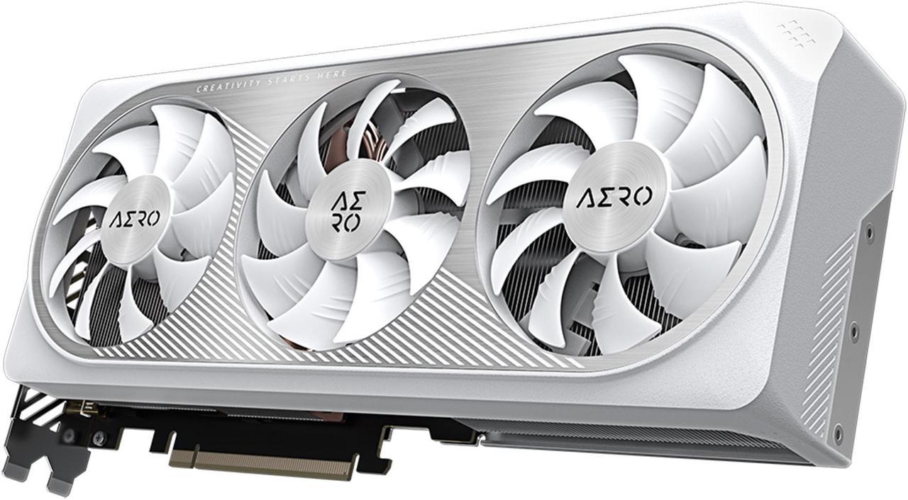 Alt view image 7 of 11 - GIGABYTE AERO GeForce RTX 4070 12GB GDDR6X PCI Express 4.0 x16 ATX Graphics Card GV-N4070AERO OC-12GD
