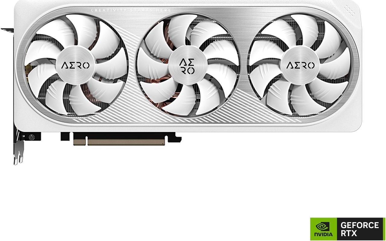 Alt view image 2 of 11 - GIGABYTE AERO GeForce RTX 4070 12GB GDDR6X PCI Express 4.0 x16 ATX Graphics Card GV-N4070AERO OC-12GD