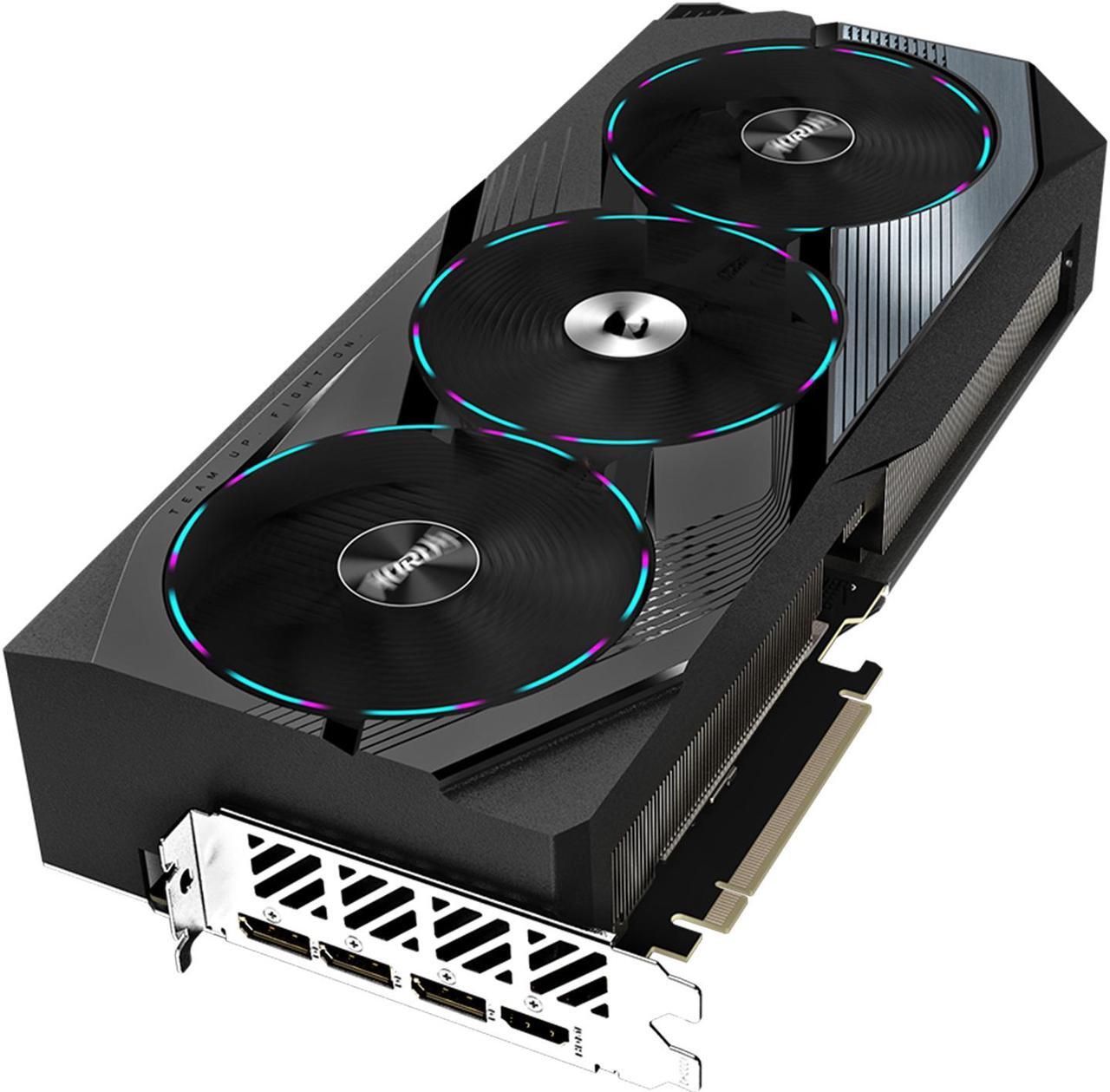 Alt view image 3 of 12 - GIGABYTE AORUS GeForce RTX 4070 12GB GDDR6X PCI Express 4.0 x16 ATX Video Card GV-N4070AORUS M-12GD