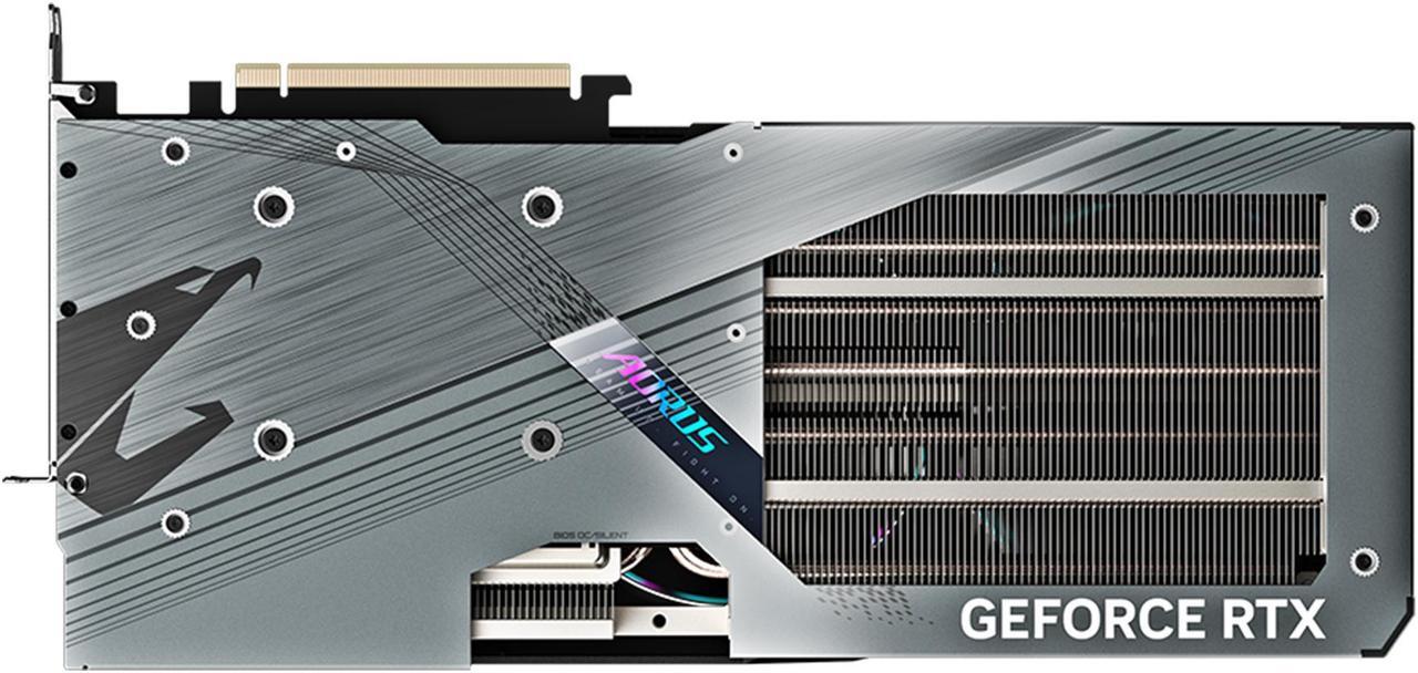 Alt view image 4 of 12 - GIGABYTE AORUS GeForce RTX 4070 12GB GDDR6X PCI Express 4.0 x16 ATX Video Card GV-N4070AORUS M-12GD