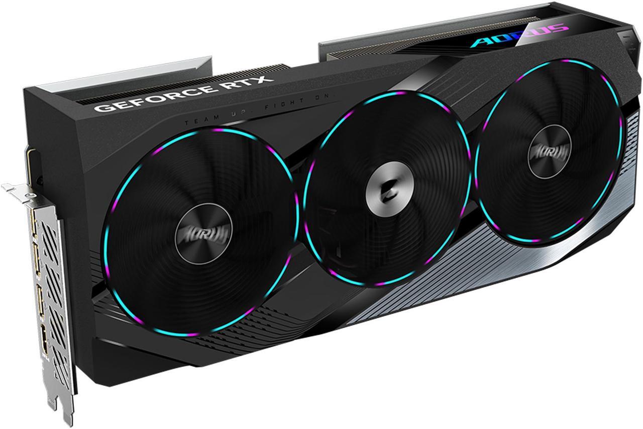 Alt view image 9 of 12 - GIGABYTE AORUS GeForce RTX 4070 12GB GDDR6X PCI Express 4.0 x16 ATX Video Card GV-N4070AORUS M-12GD