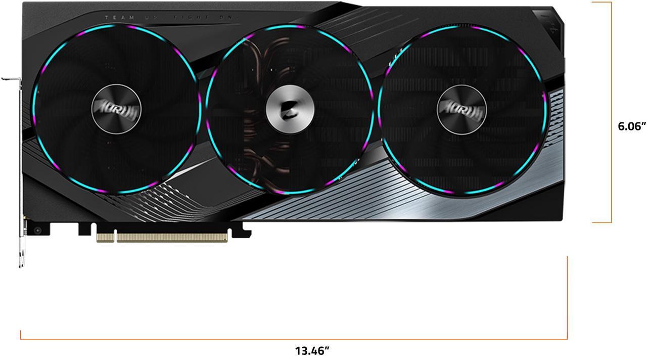 Alt view image 10 of 12 - GIGABYTE AORUS GeForce RTX 4070 12GB GDDR6X PCI Express 4.0 x16 ATX Video Card GV-N4070AORUS M-12GD