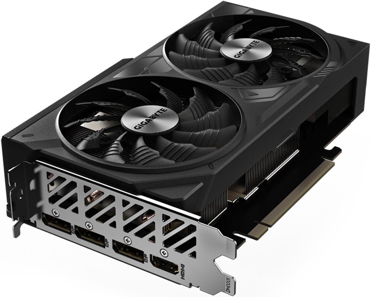Alt view image 5 of 9 - GIGABYTE GeForce RTX 4070 WINDFORCE 2X OC 12G Graphics Card, 2x WINDFORCE Fans, 12GB 192-bit GDDR6X, GV-N4070WF2OC-12GD Video Card