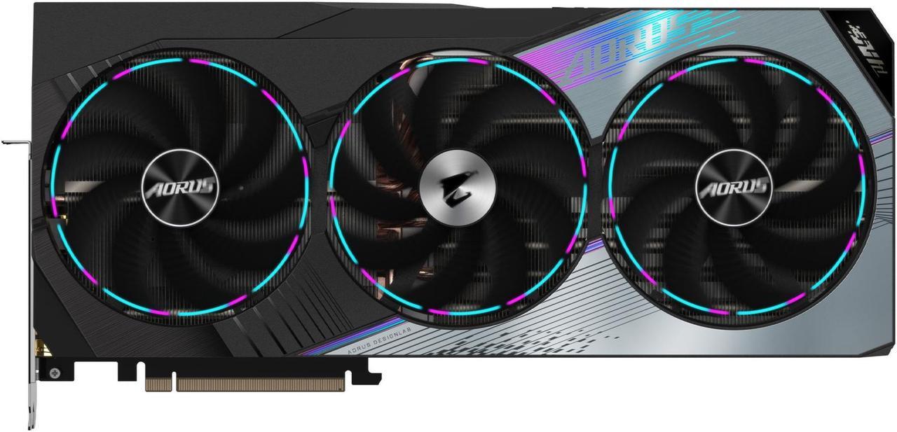 GIGABYTE AORUS GeForce RTX 4080 SUPER MASTER 16G Graphics Card, 3x WINDFORCE Fans, 16GB 256-bit GDDR6X, GV-N408SAORUS M-16GD Video Card