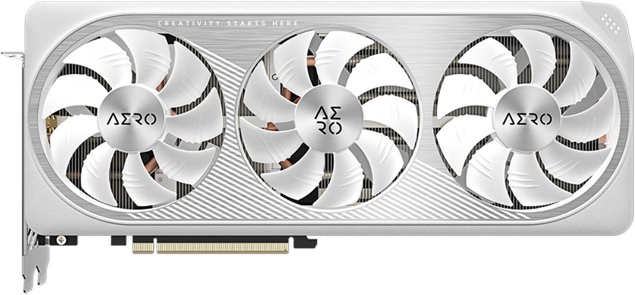 GIGABYTE GeForce RTX 4070 AERO OC V2 12G Graphics Card, 3x WINDFORCE Fans, 12GB 192-bit GDDR6X, GV-N4070AERO OCV2-12GD Video Card