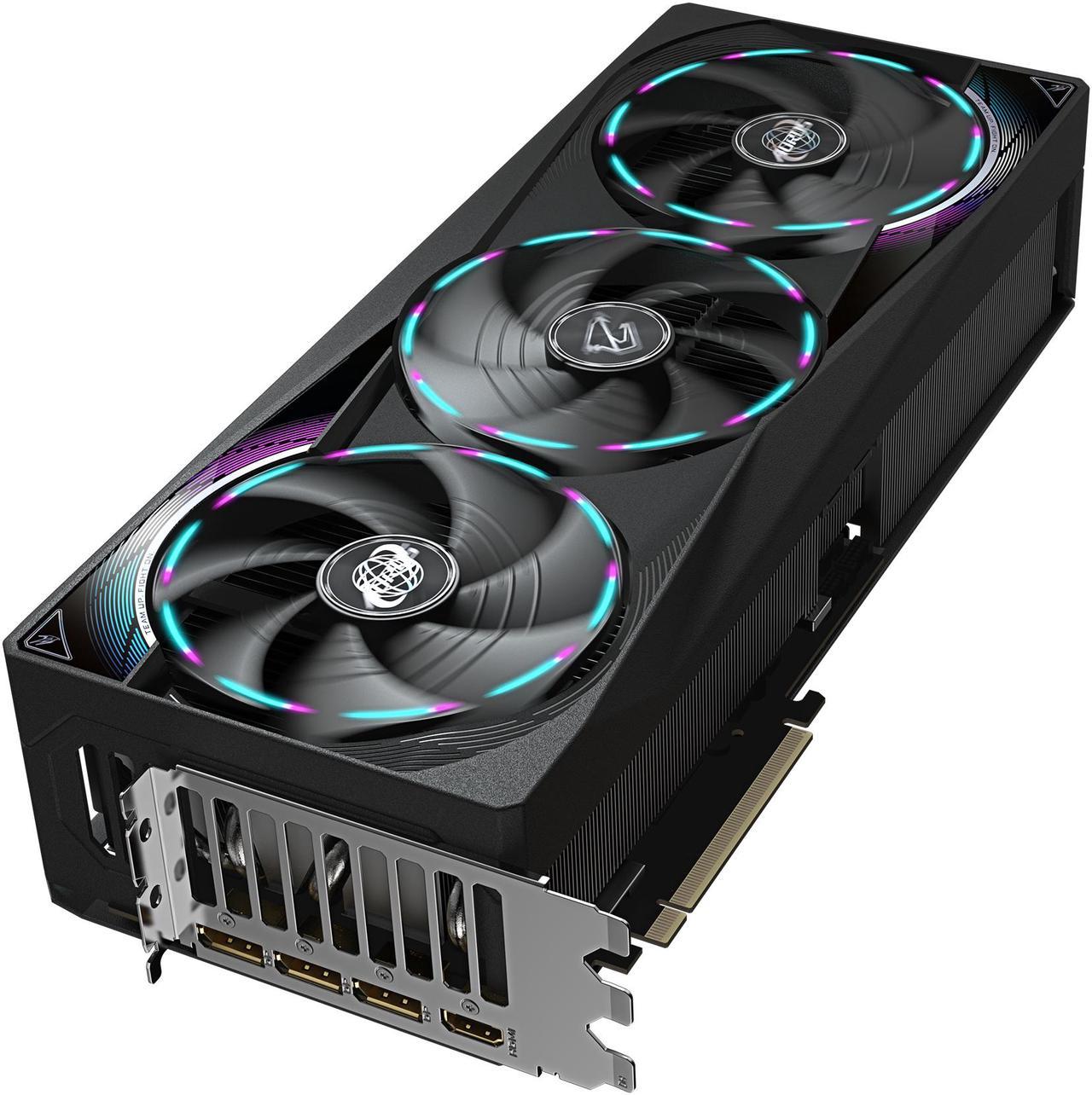 Alt view image 7 of 10 - GIGABYTE AORUS GeForce RTX 5080 16GB GDDR7 PCI Express 5.0 Graphics Card GV-N5080AORUS M-16GD