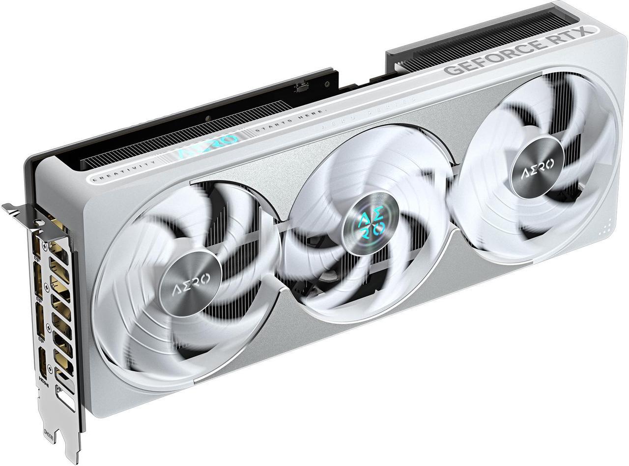 Alt view image 3 of 9 - GIGABYTE AERO GeForce RTX 5080 16GB GDDR7 PCI Express 5.0 Graphics Card GV-N5080AERO OC-16GD
