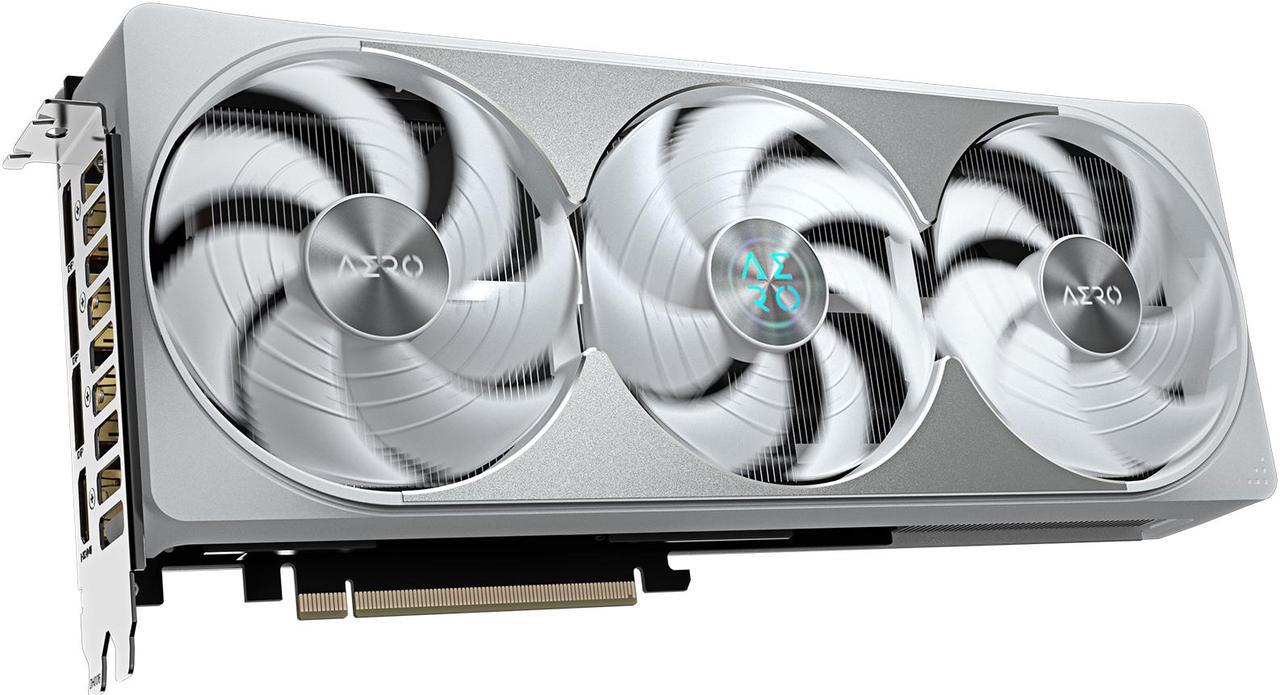 Alt view image 9 of 9 - GIGABYTE AERO GeForce RTX 5080 16GB GDDR7 PCI Express 5.0 Graphics Card GV-N5080AERO OC-16GD