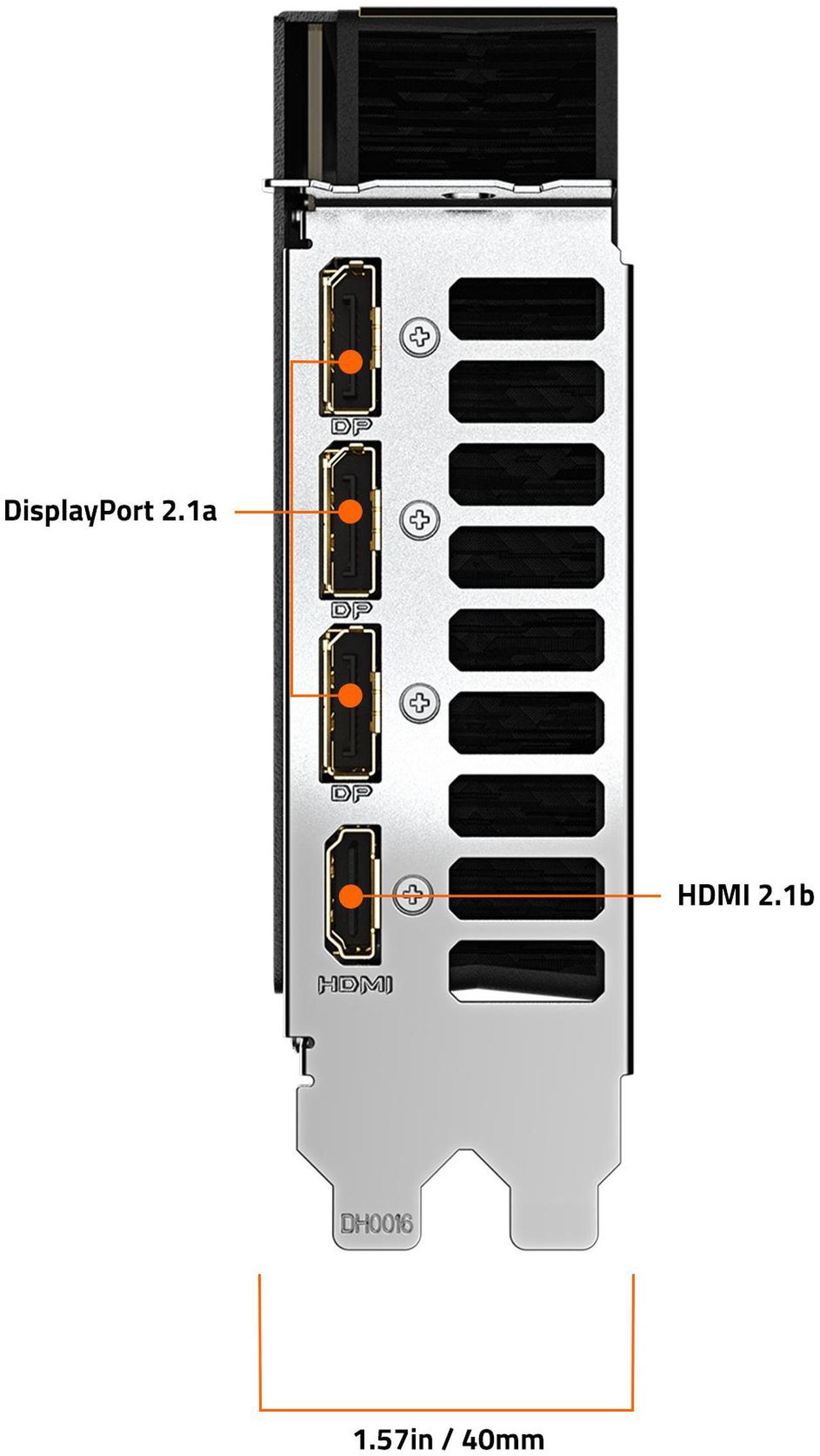 Alt view image 7 of 8 - GIGABYTE AORUS GeForce RTX 5080 16GB GDDR7 PCI Express 5.0 ATX Graphics Card GV-N5080AORUSX W-16GD