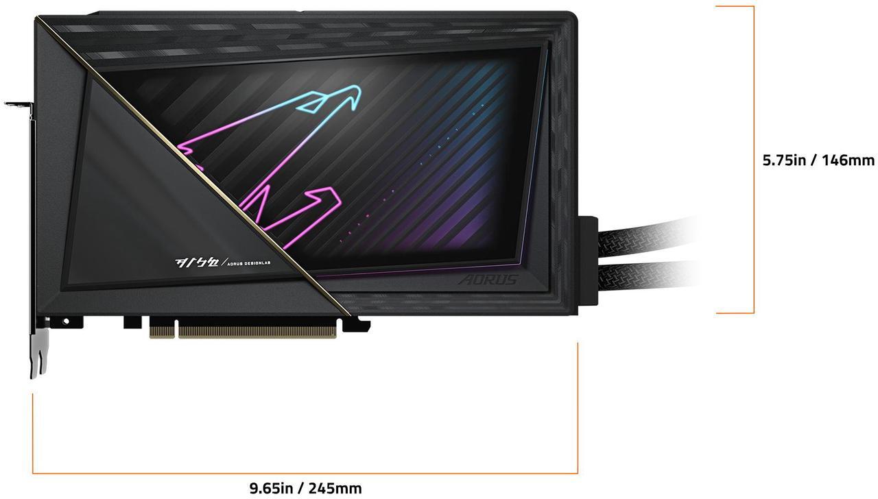 Alt view image 6 of 8 - GIGABYTE AORUS GeForce RTX 5090 32GB GDDR7 PCI Express 5.0 ATX Graphics Card GV-N5090AORUSX W-32GD
