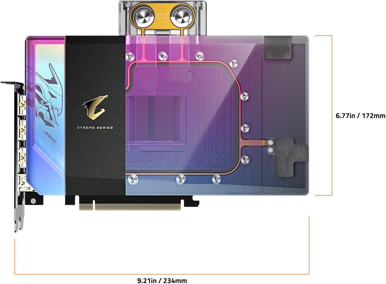 Alt view image 6 of 8 - GIGABYTE AORUS GeForce RTX 5090 32GB GDDR7 PCI Express 5.0 ATX Graphics Card GV-N5090AORUSX WB-32GD