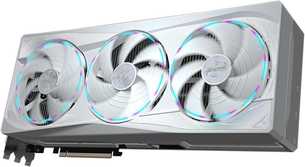 Alt view image 4 of 8 - GIGABYTE AORUS GeForce RTX 5090 32GB GDDR7 PCI Express 5.0 ATX Graphics Card GV-N5090AORUSM ICE-32GD