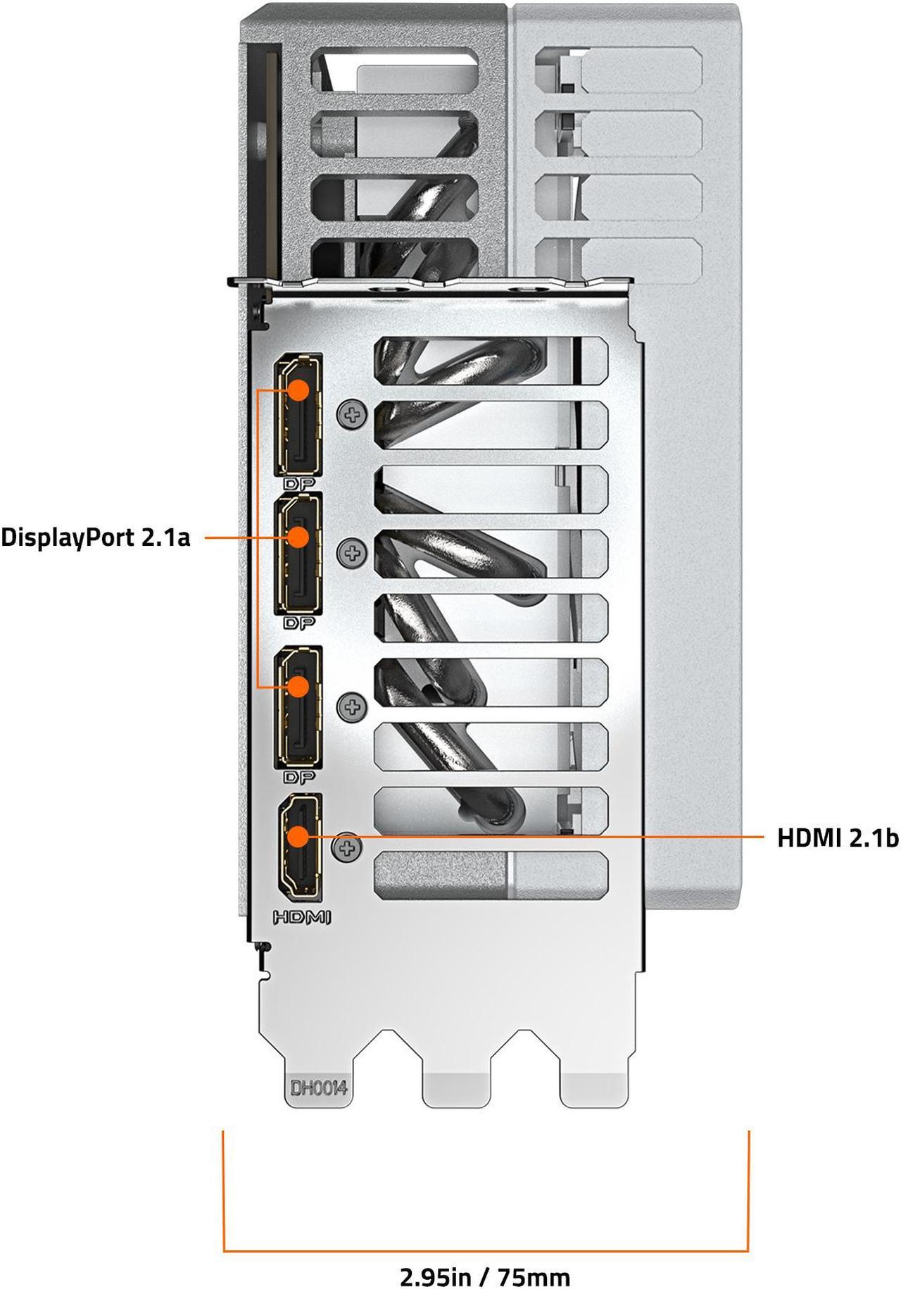 Alt view image 7 of 8 - GIGABYTE AORUS GeForce RTX 5090 32GB GDDR7 PCI Express 5.0 ATX Graphics Card GV-N5090AORUSM ICE-32GD