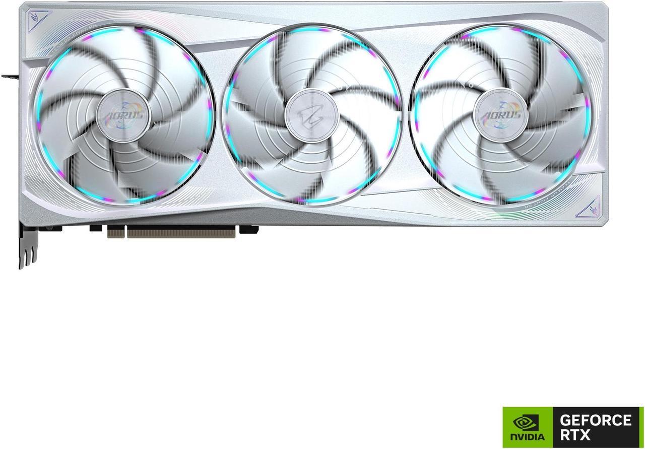 Alt view image 2 of 8 - GIGABYTE AORUS GeForce RTX 5090 32GB GDDR7 PCI Express 5.0 ATX Graphics Card GV-N5090AORUSM ICE-32GD