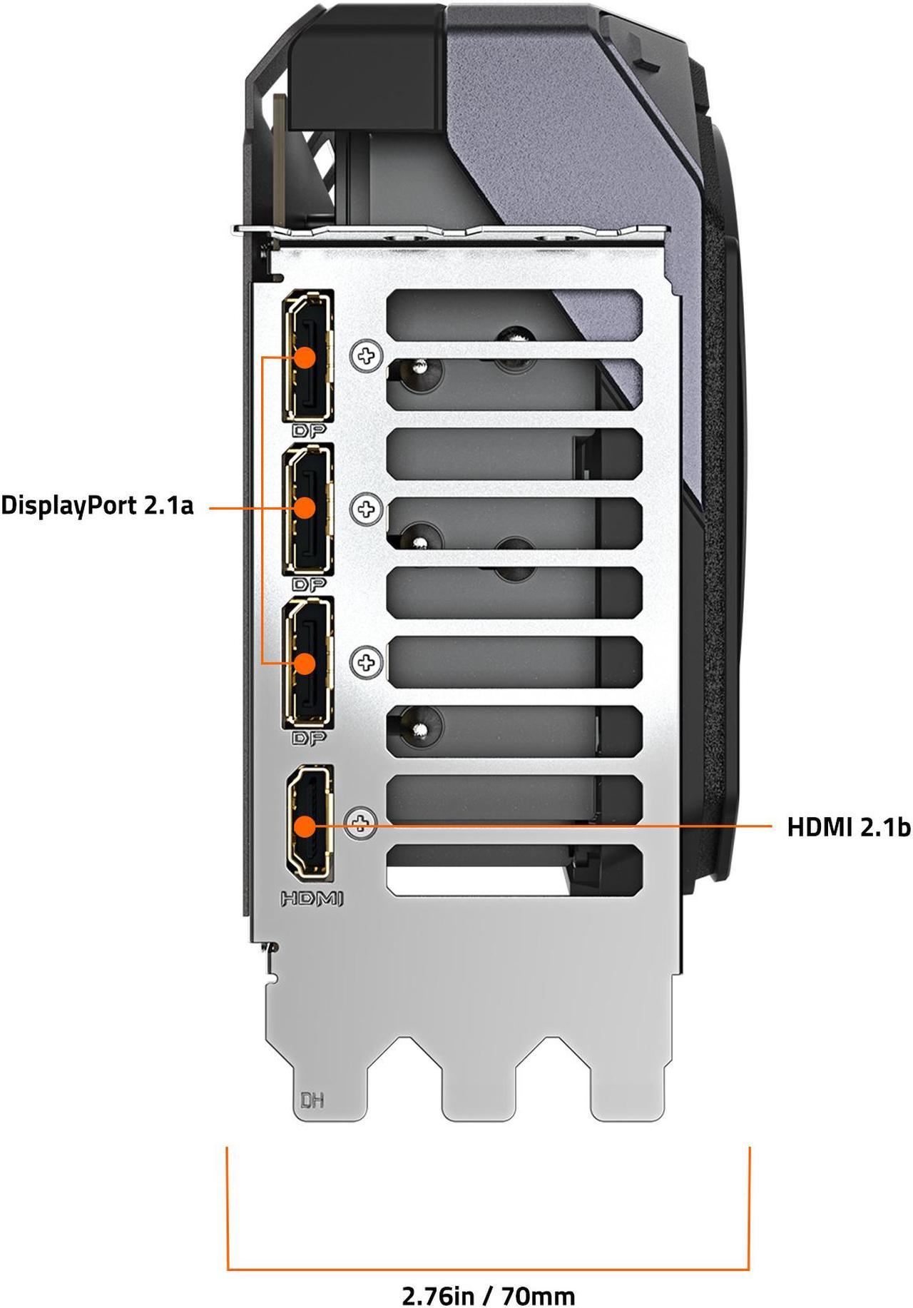 Alt view image 7 of 8 - GIGABYTE Gaming GeForce RTX 5070 Ti 16GB GDDR7 PCI Express 5.0 ATX Graphics Card GV-N507TGAMING OC-16GD