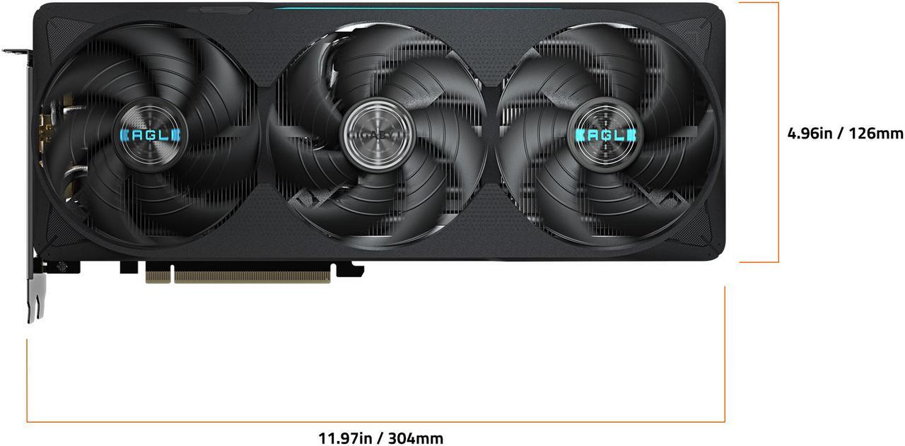 Alt view image 6 of 8 - GIGABYTE Eagle GeForce RTX 5070 Ti 16GB GDDR7 PCI Express 5.0 ATX Graphics Card GV-N507TEAGLE OC-16GD
