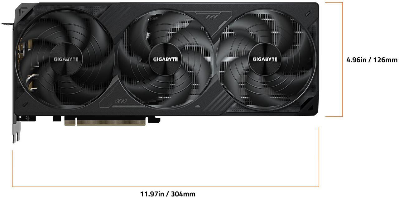 Alt view image 6 of 8 - GIGABYTE WindForce GeForce RTX 5070 Ti 16GB GDDR7 PCI Express 5.0 ATX Graphics Card GV-N507TWF3OC-16GD