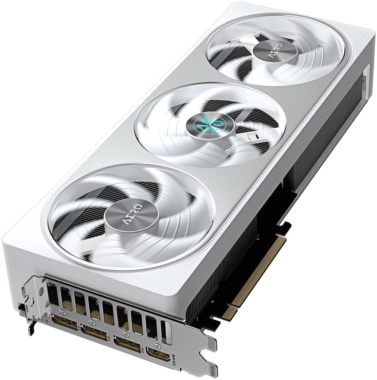 Alt view image 4 of 8 - GIGABYTE AERO GeForce RTX 5070 12GB GDDR7 PCI Express 5.0 ATX Graphics Card GV-N5070AERO OC-12GD