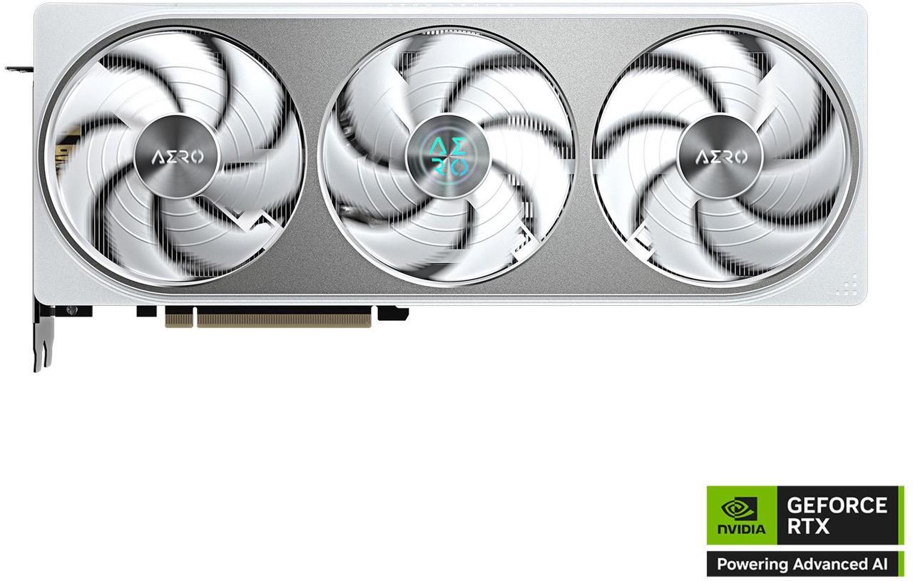 Alt view image 2 of 8 - GIGABYTE AERO GeForce RTX 5070 12GB GDDR7 PCI Express 5.0 ATX Graphics Card GV-N5070AERO OC-12GD